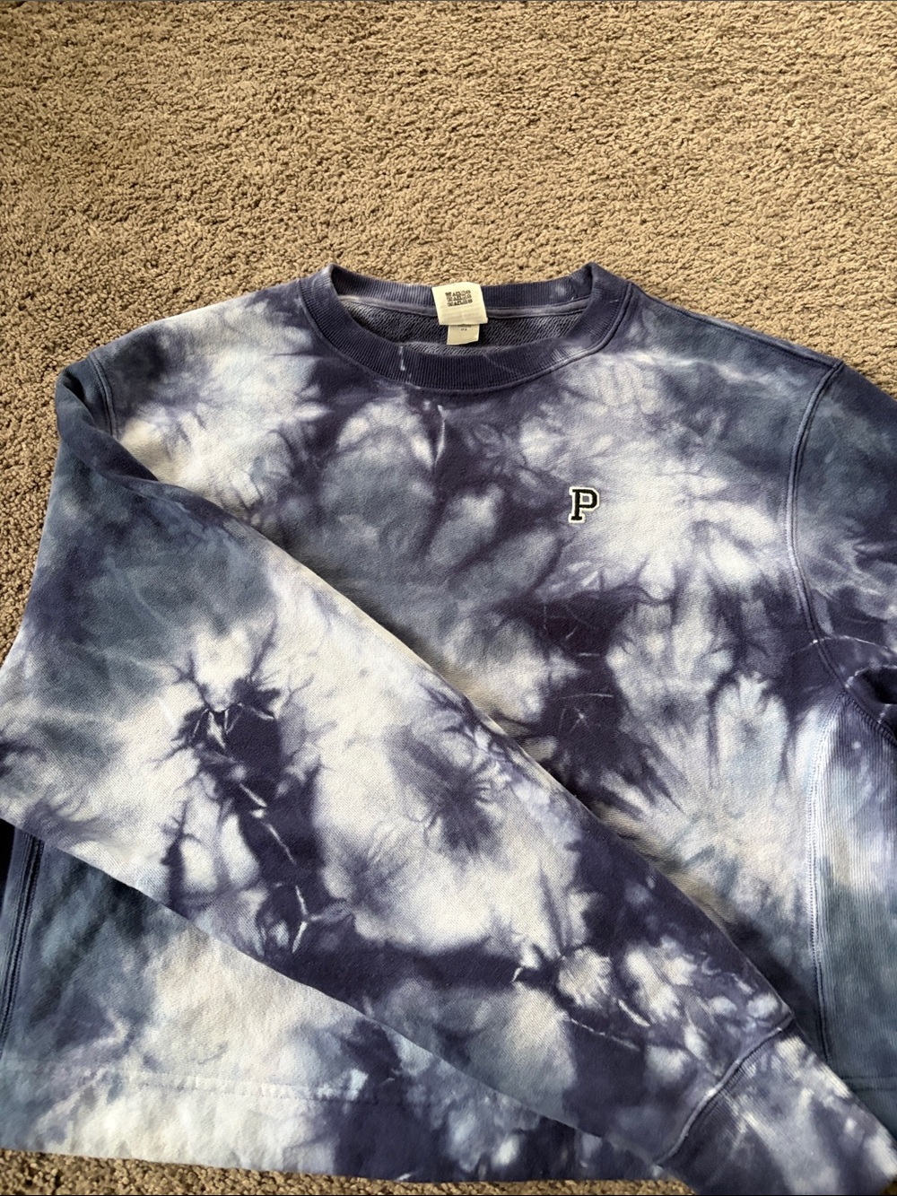 Pink Crewneck Sweater - Blue